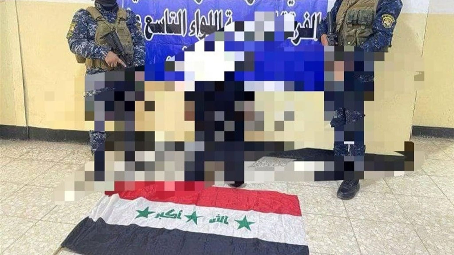 اعتقال شخص في بغداد بسبب رفع علم النظام السابق فوق منزله