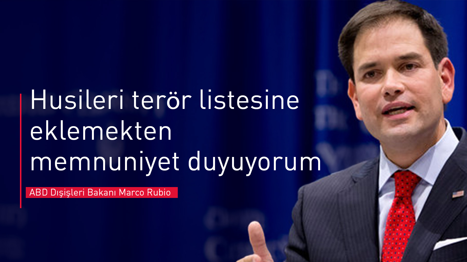 ABD Dışişleri Bakanı Marco Rubio