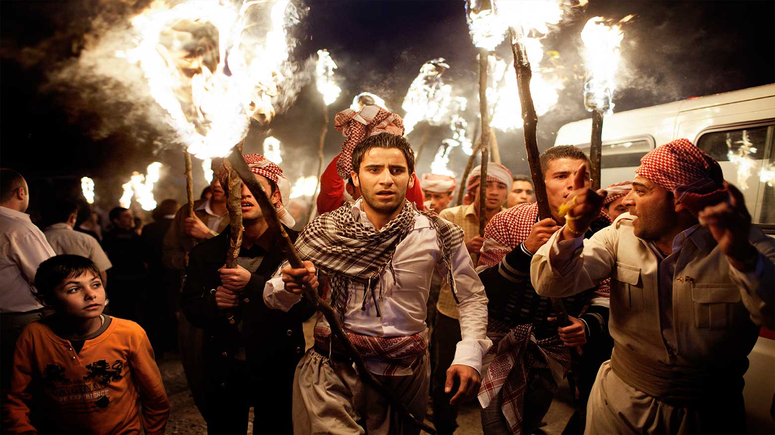 Young Kurds celebrating Newroz holiday, (the Kurdish new year). (Photo: Kurdistan24)
