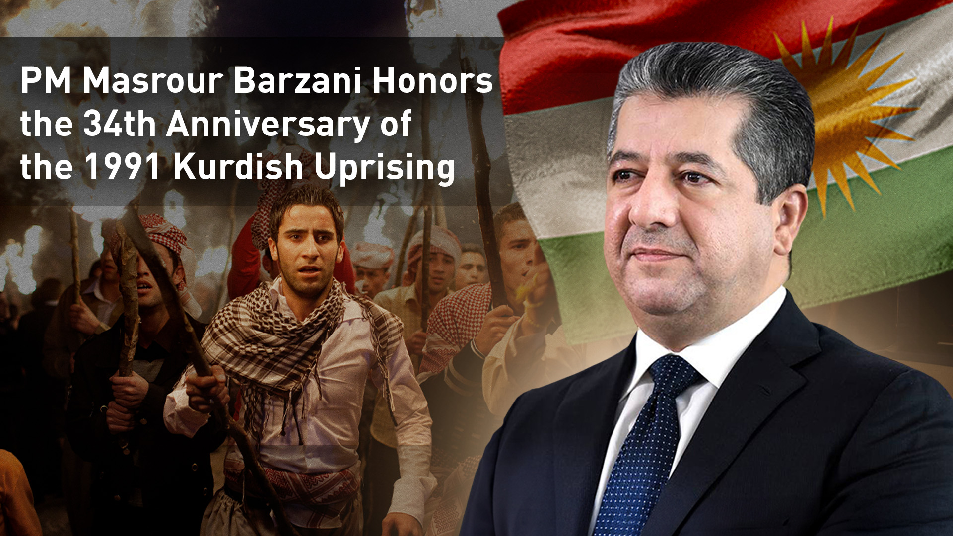 Kurdistan Region Prime Minister Masrour Barzani. (Graphics: Designed by Kurdistan24)
