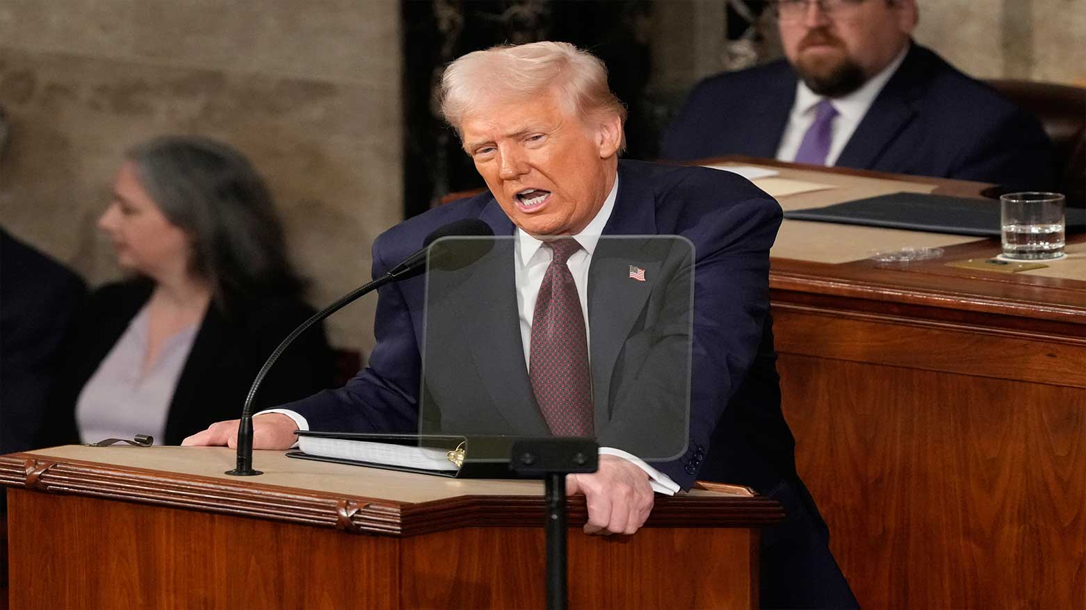 President Donald Trump addresses a joint session of Congress at the Capitol in Washington, March 4, 2025. (Photo: AP)