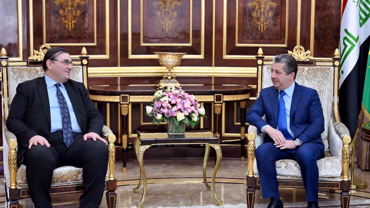 Mesrur ​​Barzani, Avusturya'nın Irak Büyükelçisi ile Irak Parlamento seçimlerini görüştü