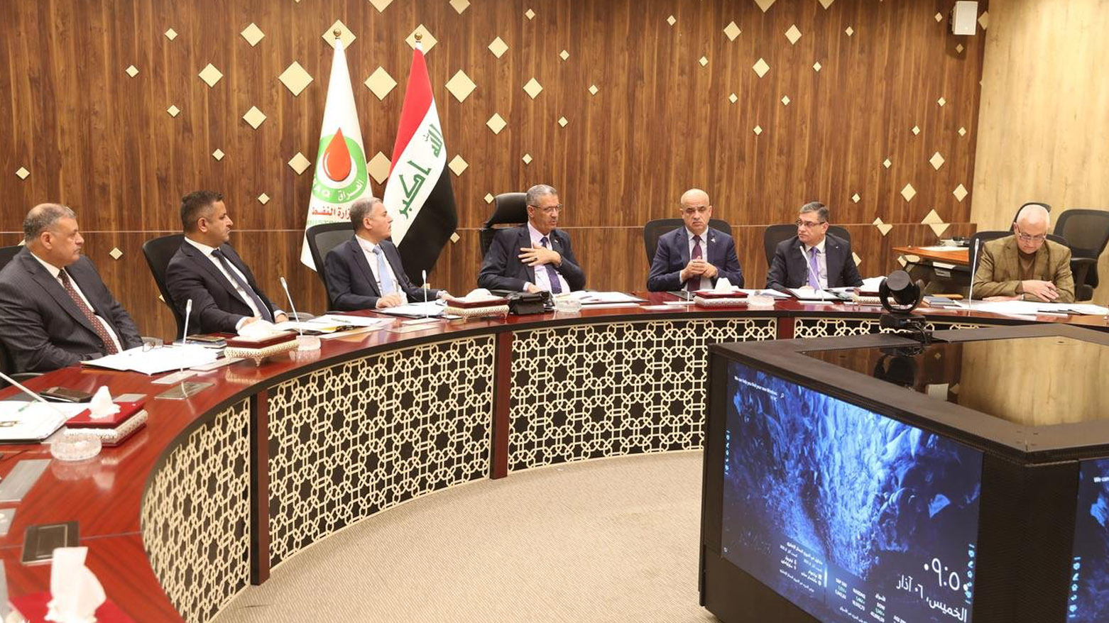Iraqi-Turkish committee meeting (Photo: Iraqi Oil Ministry)