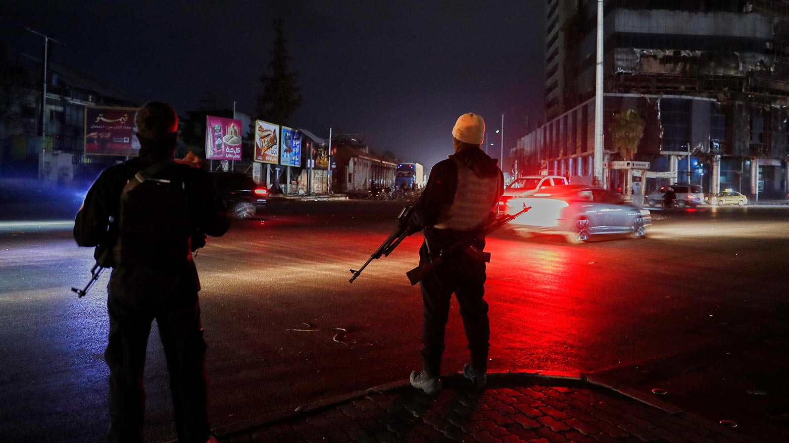 Members of the Syrian government security forces deploy at a street in Damascus, Syria, March 6, 2025. (Photo: AP)