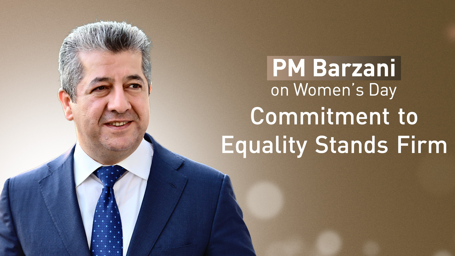 Kurdistan Region's Prime Minister Masrour Barzani. (Photo: Kurdistan24)