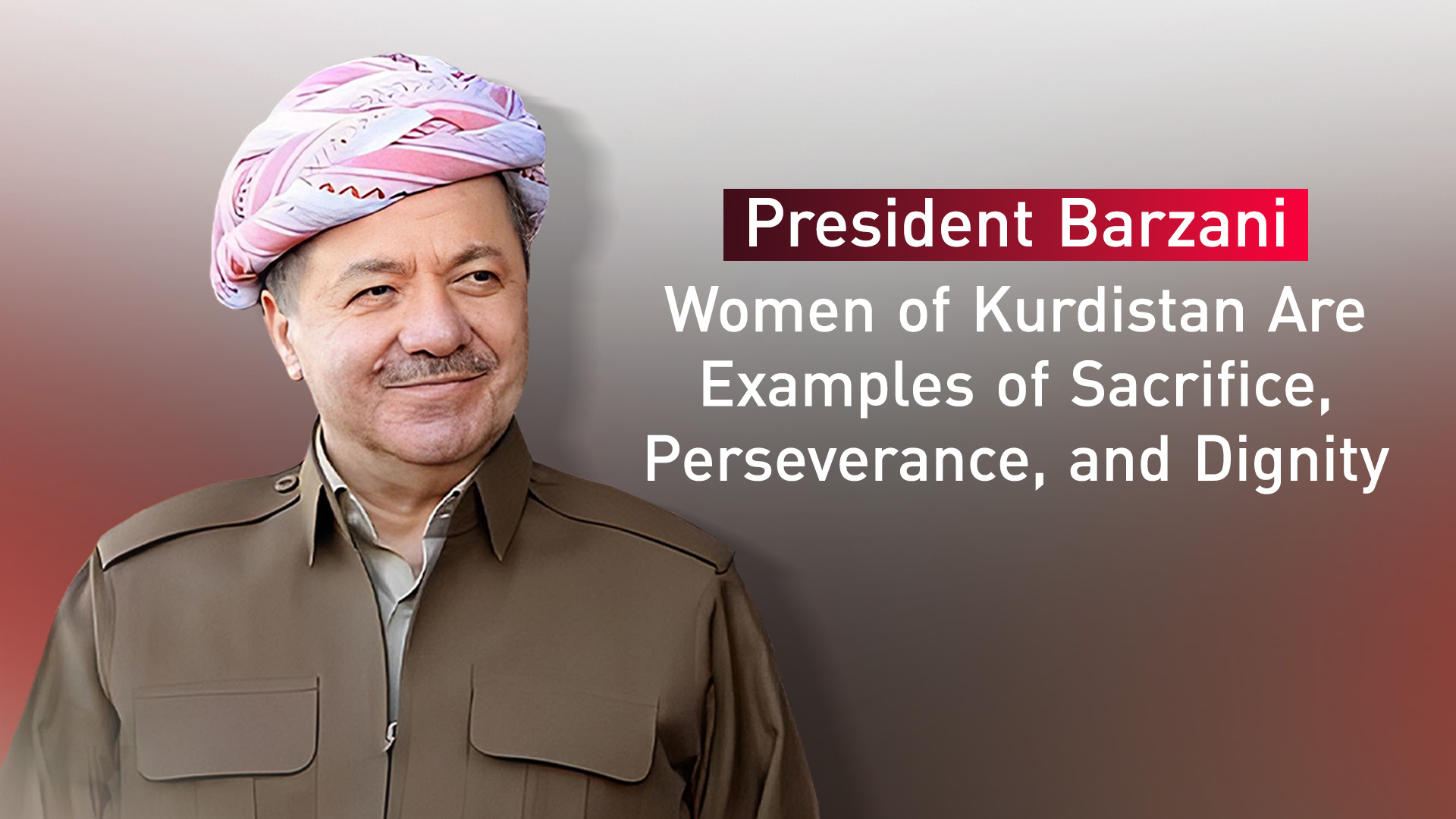 President Masoud Barzani. (Photo: Kurdistan24)