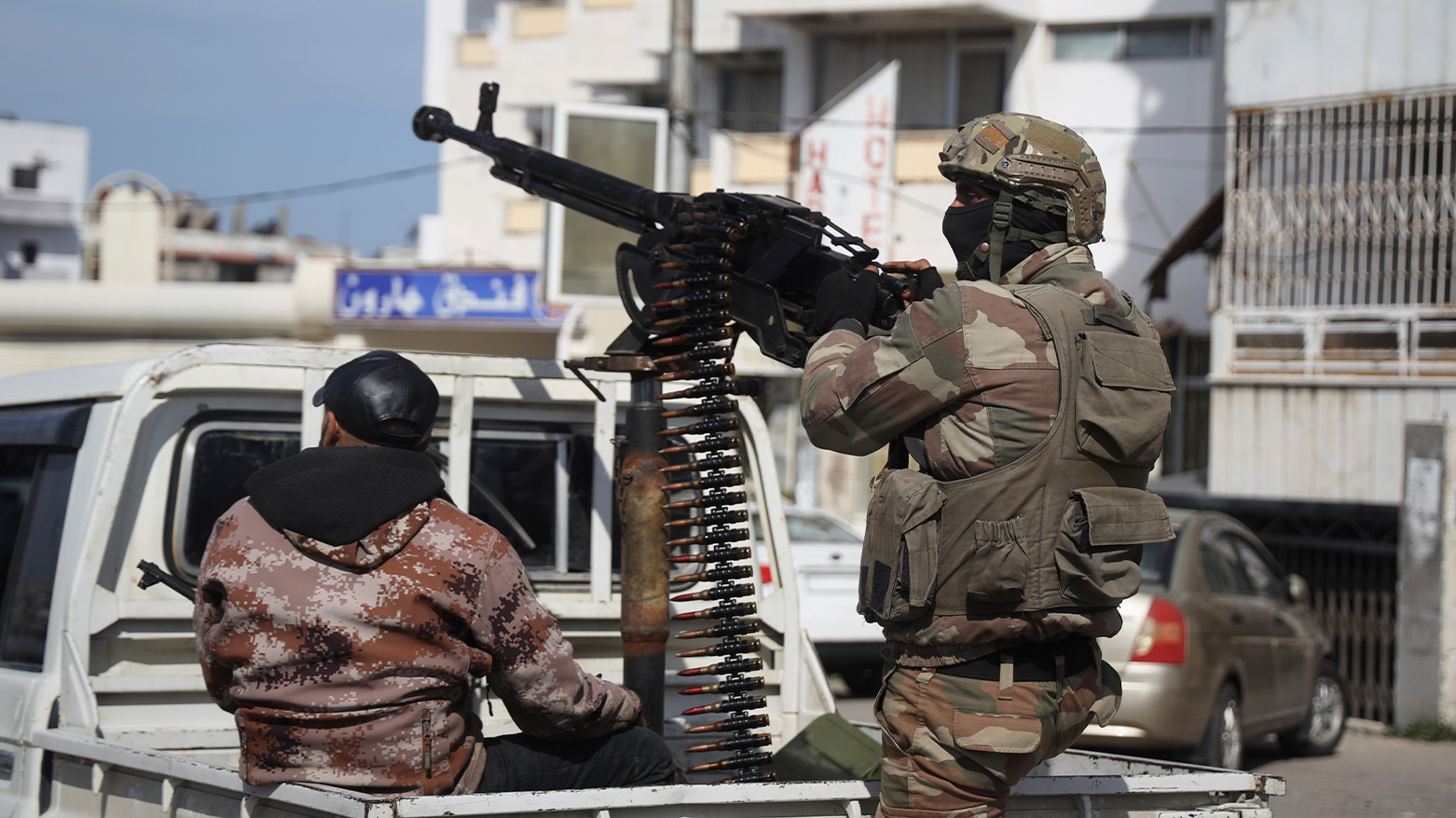 Reinforcement Syrian security forces deploy in Latakia, Syria, Friday, March 7, 2025. (Photo: AP/Omar Albam)