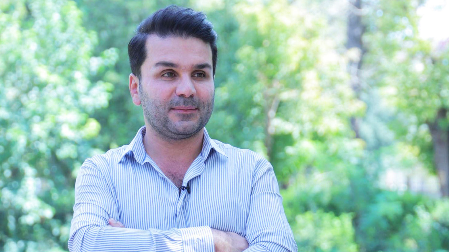 The photo of the journalist Bashdar Baziani. (Photo: Kurdish Media)