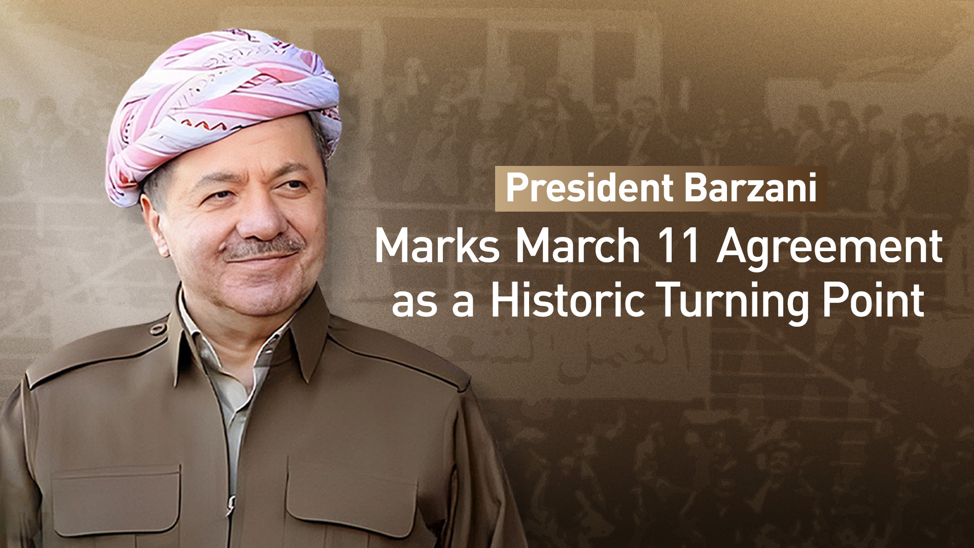 President Masoud Barzani. (Photo: Kurdistan24)