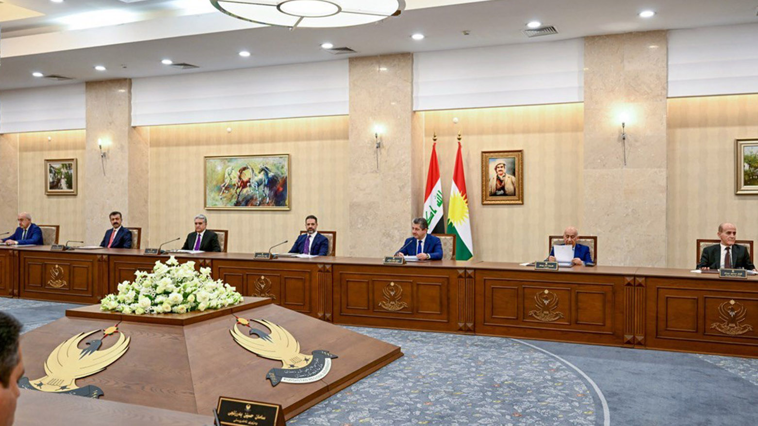 The meeting of the KRG Council of Ministers, March 12, 2025. (Photo: KRG)