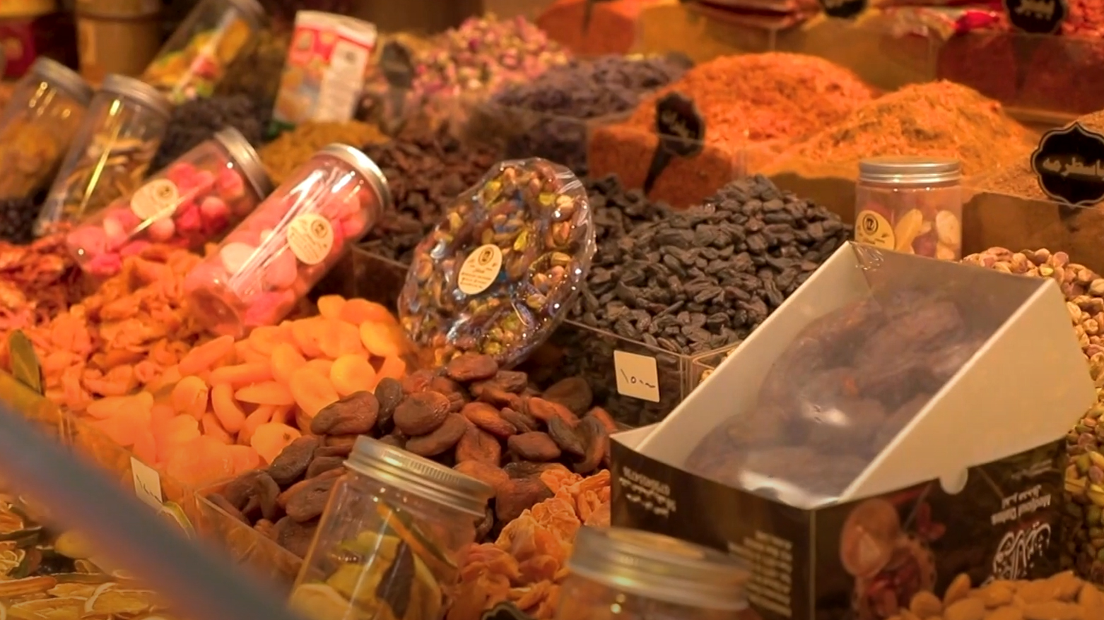 Dried foods on display at a Kurdish stall in Duhok, Mar. 16, 2025. (Photo: Kurdistan24)