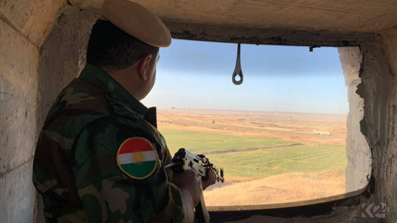 هجوم على نقطة تفتيش تابعة للبيشمركة بين كفري وخورماتو وتصدي القوات للهجوم