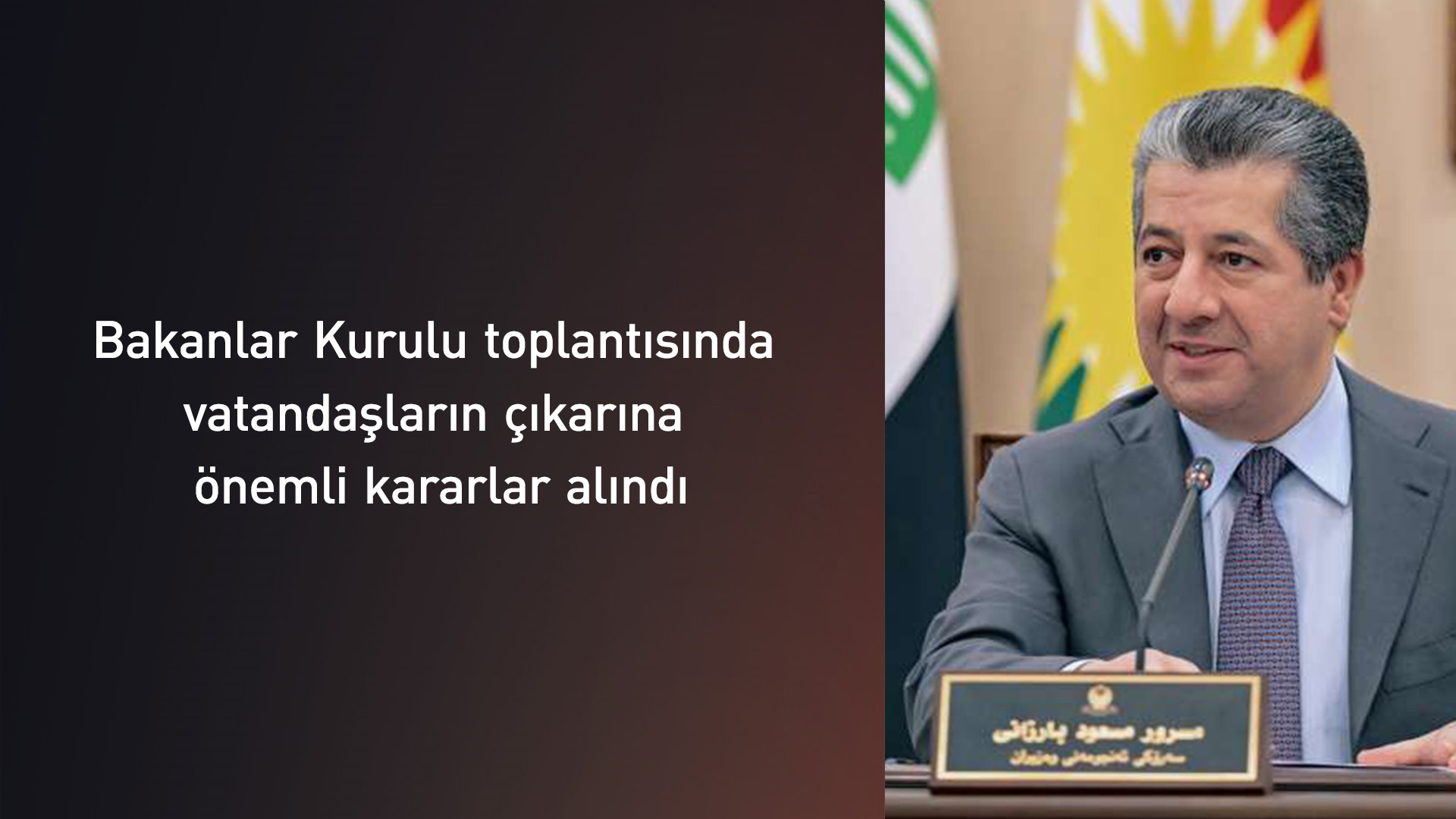 Bakanlar Kurulu vatandaşların çıkarına kararlar aldı