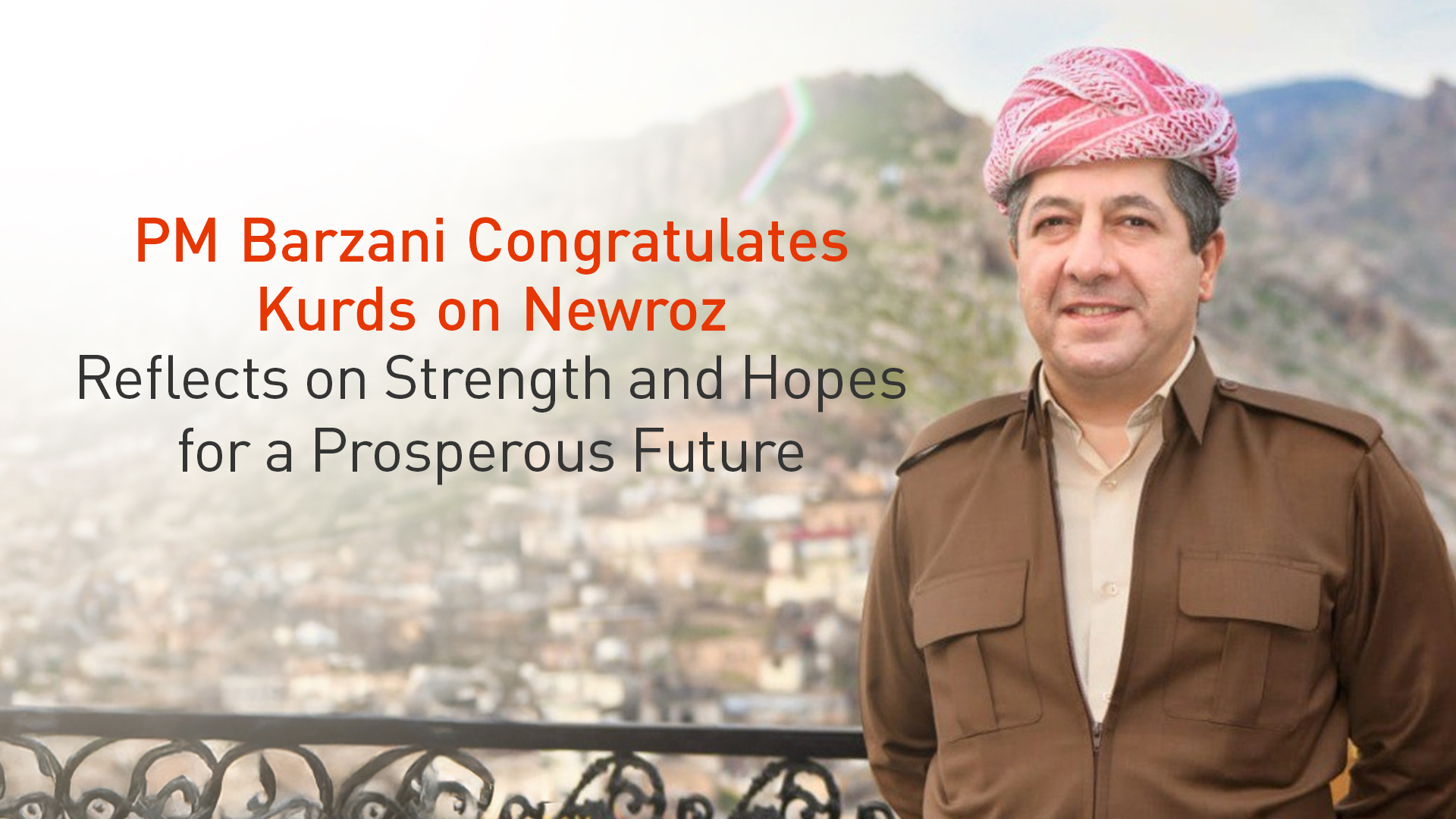 Kurdistan Region Prime Minister Masrour Barzani. (Graphics: Designed by Kurdistan24)