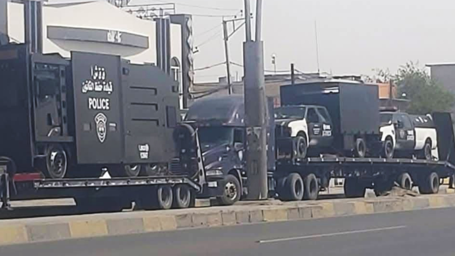 The Iraqi army bringing heavy weapons into Sinjar, Mar. 21, 2025. (Photo: Kurdistan24)