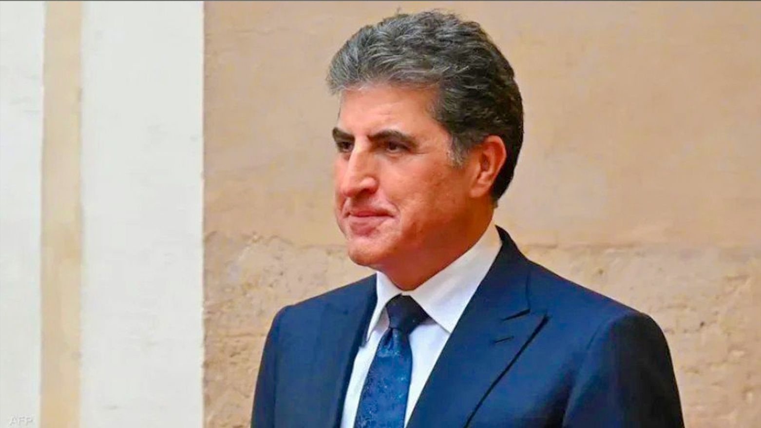 President of the Iraqi Kurdistan autonomous region, Nechirvan Barzani, on Apr. 13, 2023. (Photo: AFP)