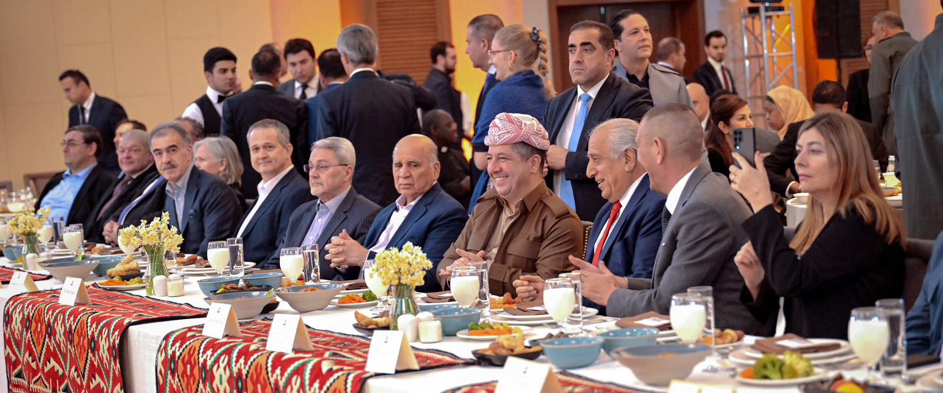 سەرۆک وەزیران میوانداریی ژمارەیەک باڵیۆز و دیپلۆماتکار و نوێنەری وڵاتان دەکات