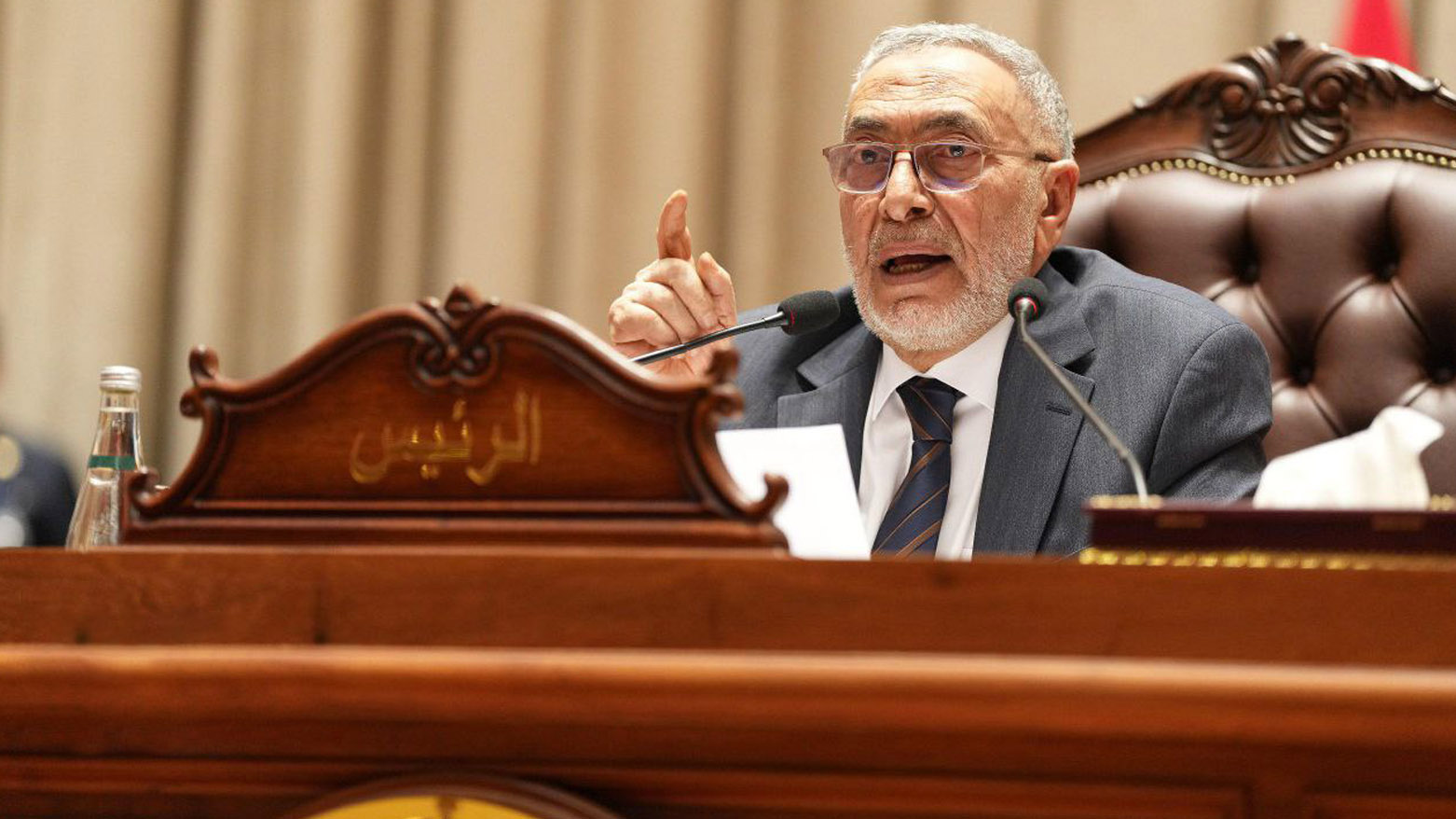 مهحموود مەشهەدانی، سهرۆكی پهرلهمانی عێراق (وێنە: فەرمانگەی ڕاگەیاندنی پەرلەمان)