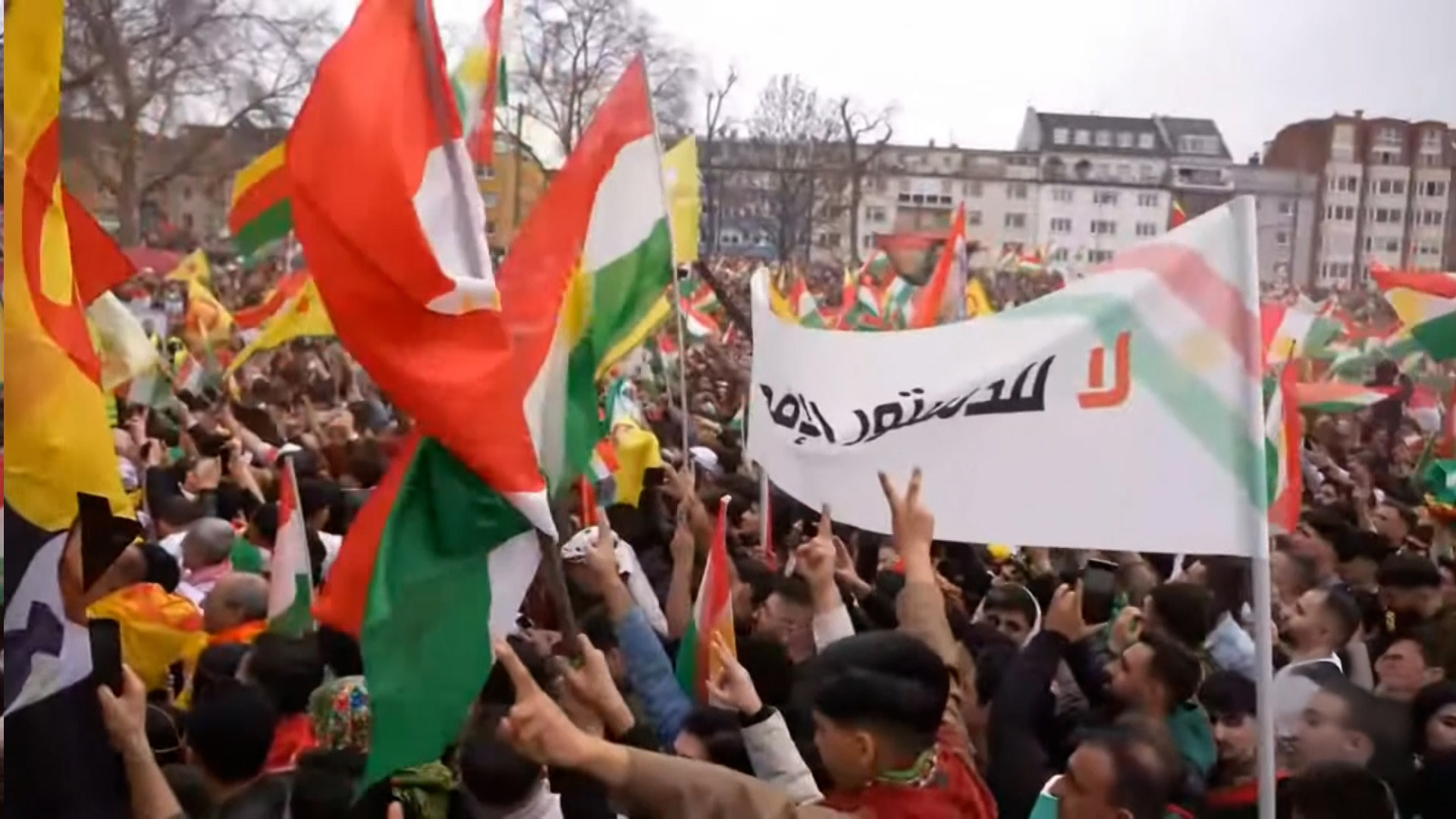 The Cologne gathering Newroz celebration. (Photo: Kurdistan24)