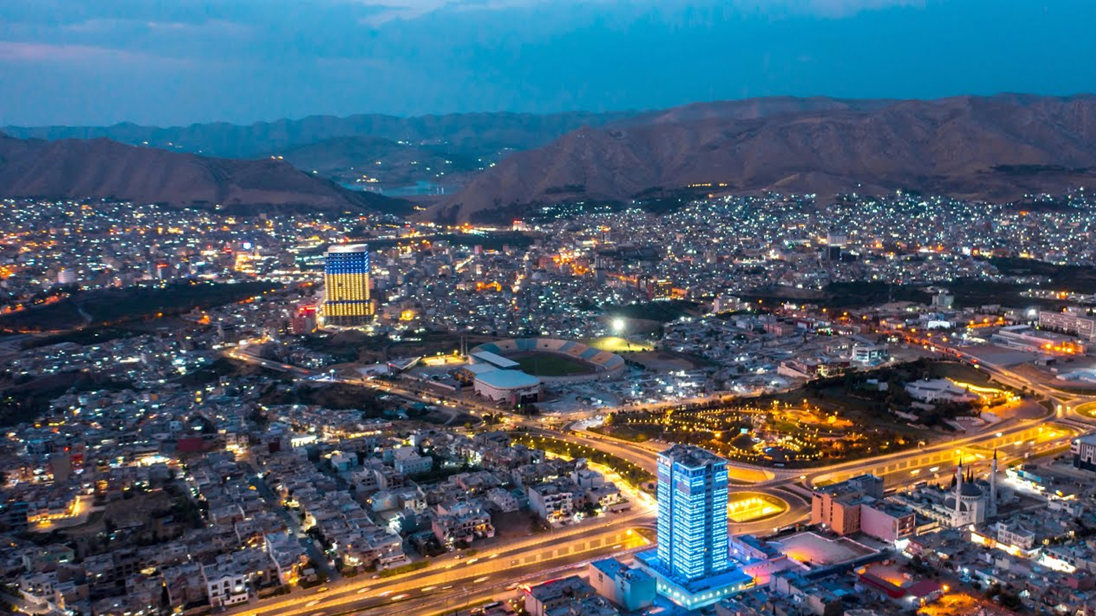An aerial view of Duhok City. (Photo: KRG)