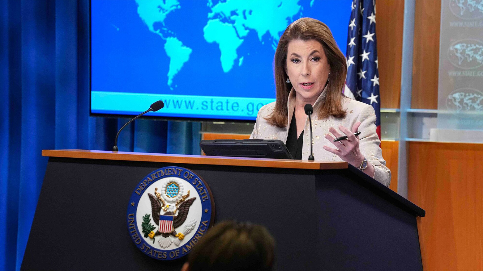 US Department of State Spokesperson Tammy Bruce. (Photo: DOS)