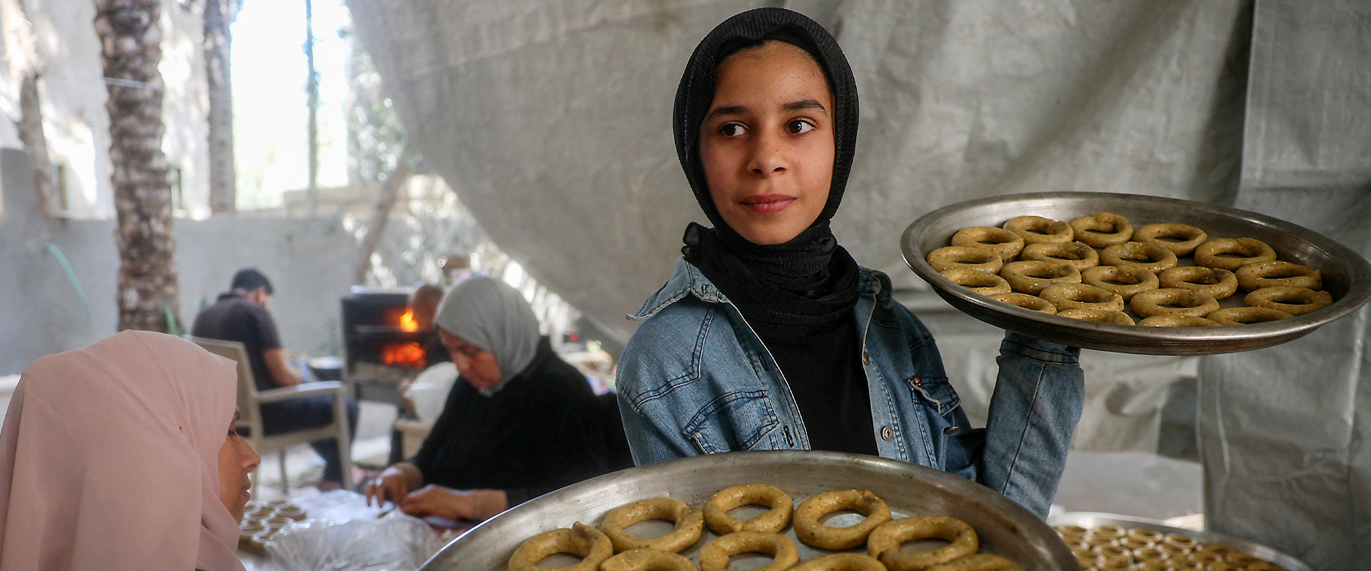 ئامادەکارییەکانی دانیشتووانی غەززە بۆ جەژن