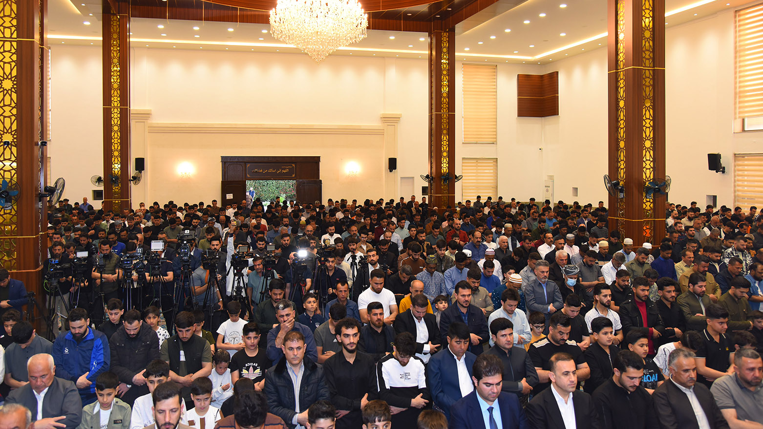 أجواء العيد.. مراسم صلاة العيد في أربيل