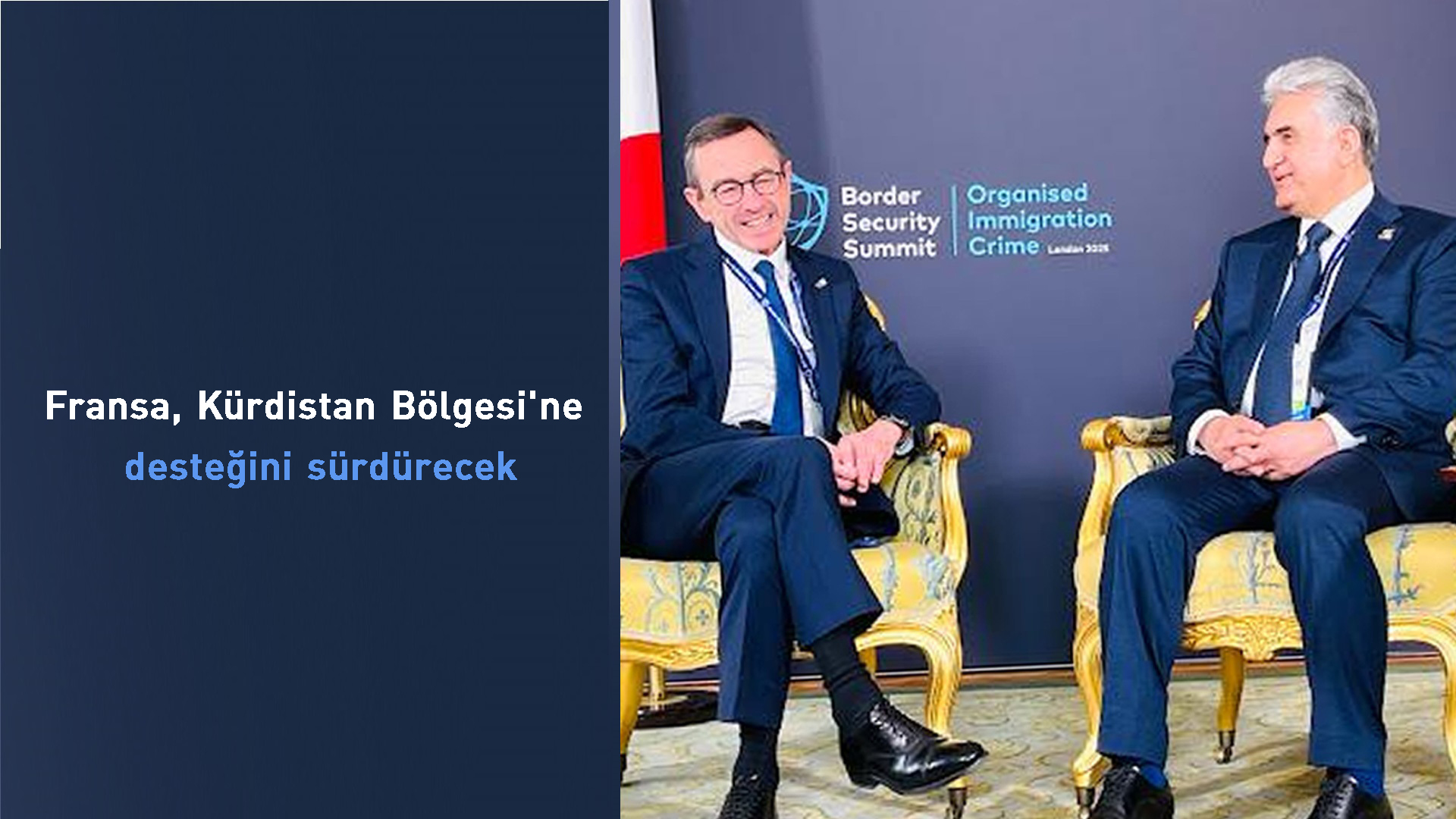 Fransa İçişleri Bakanı: Kürdistan Bölgesi'ne desteğimiz sürecek