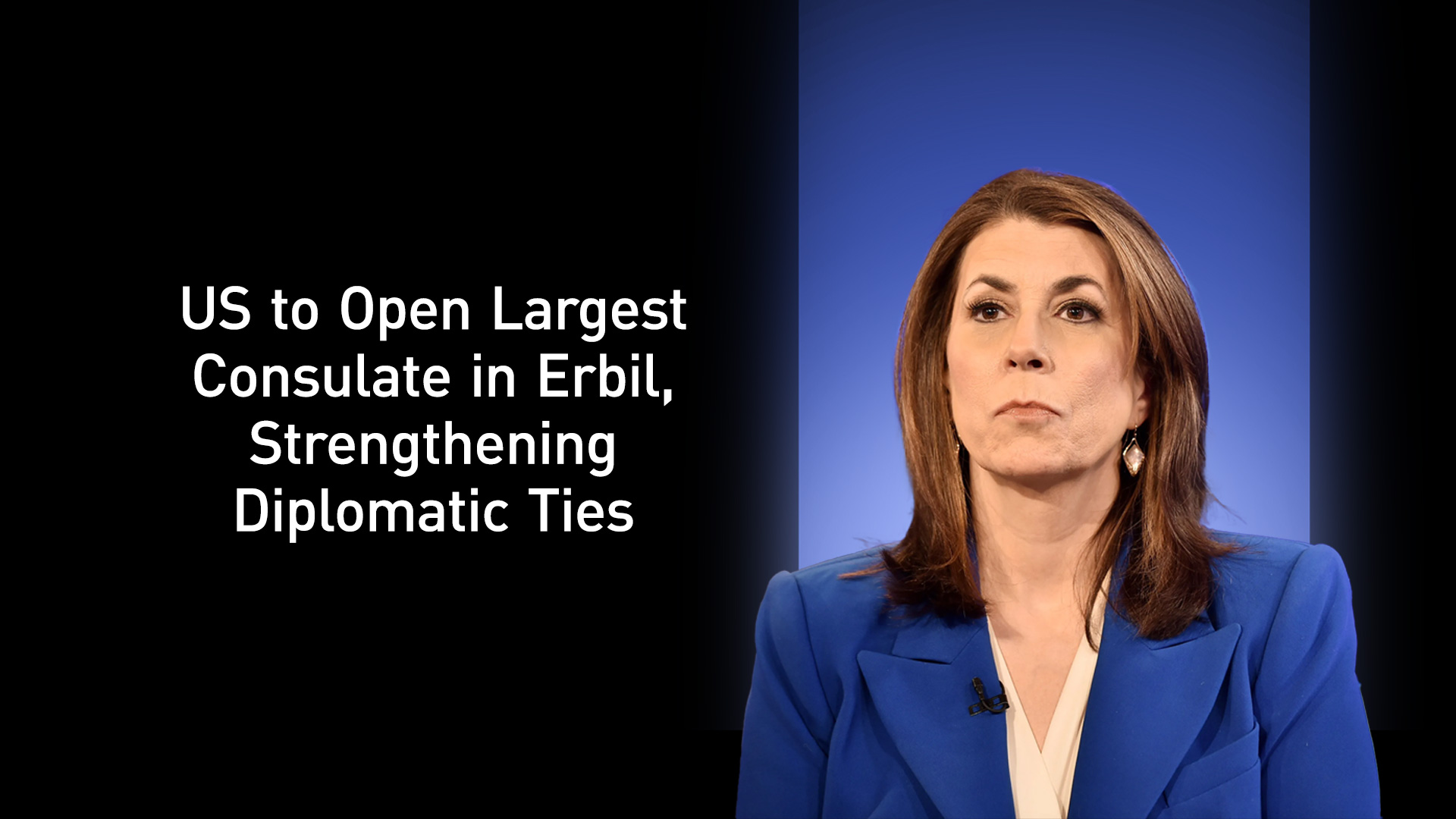 Tammy Bruce, the spokesperson for the United States Department of State. (Photo: Designed by Kurdistan24)