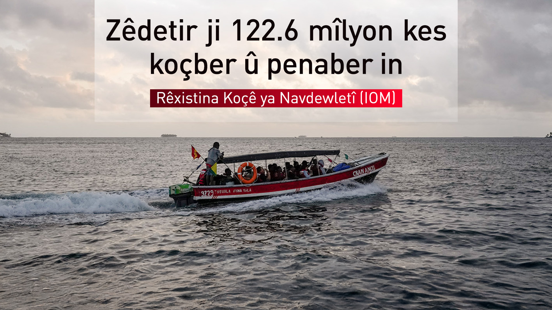 IOM: Sala borî nêzî 9 hezar koçber canê xwe jidest dan