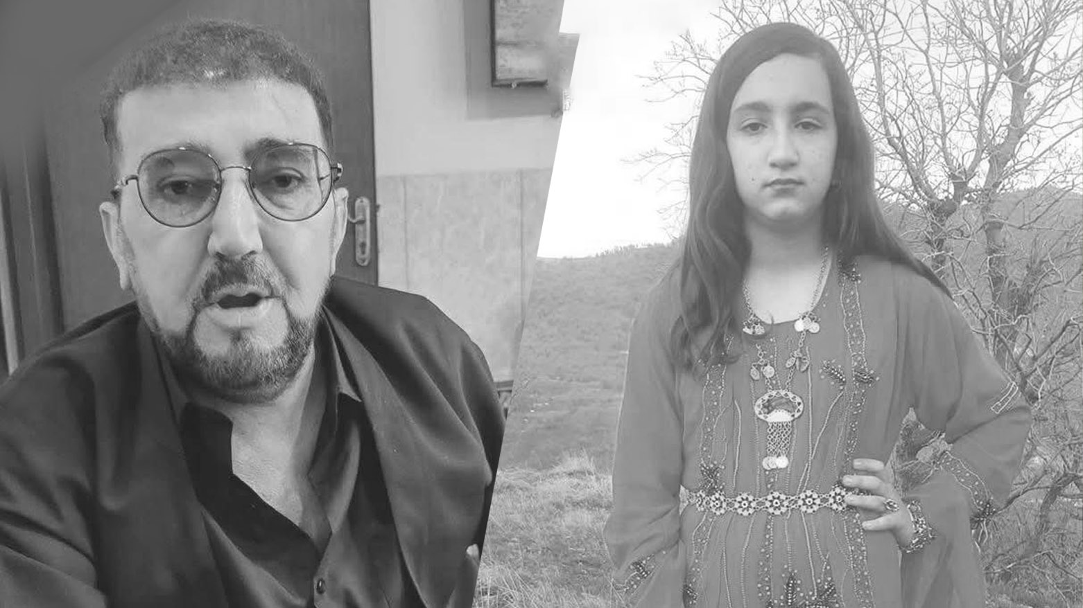 وێنەی ئەو کچ و باوکەی گیانیان سپاردووە