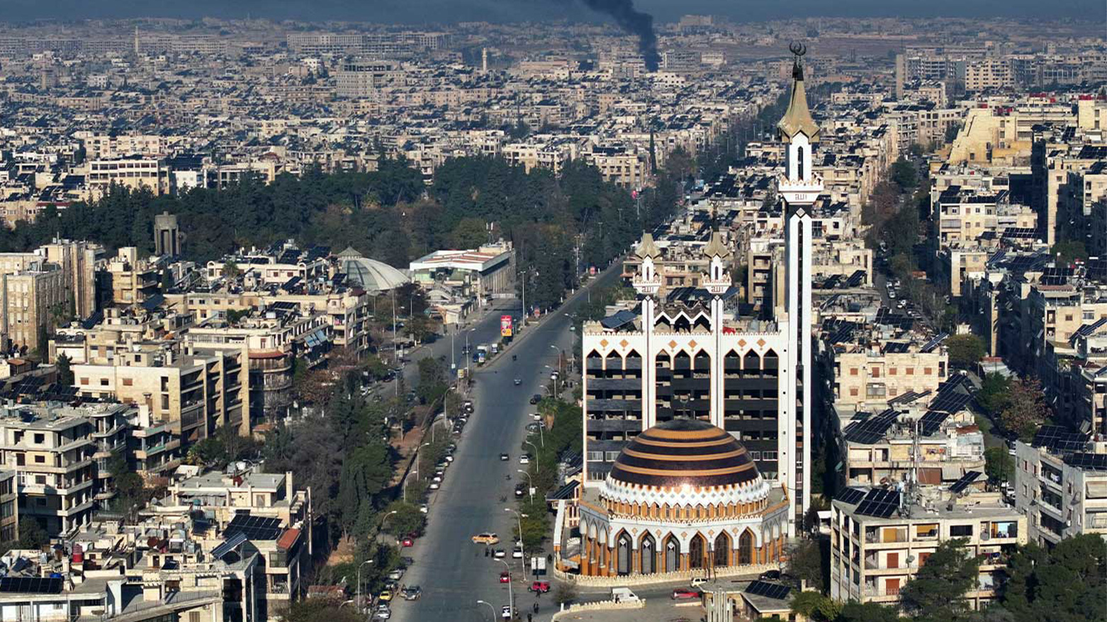 An aerial view of Aleppo. (Photo: AFP)
