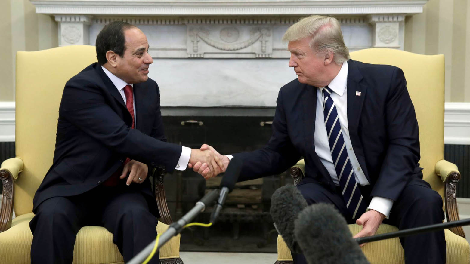 هەردوو سەرۆکی ئەمەریکا و میسر