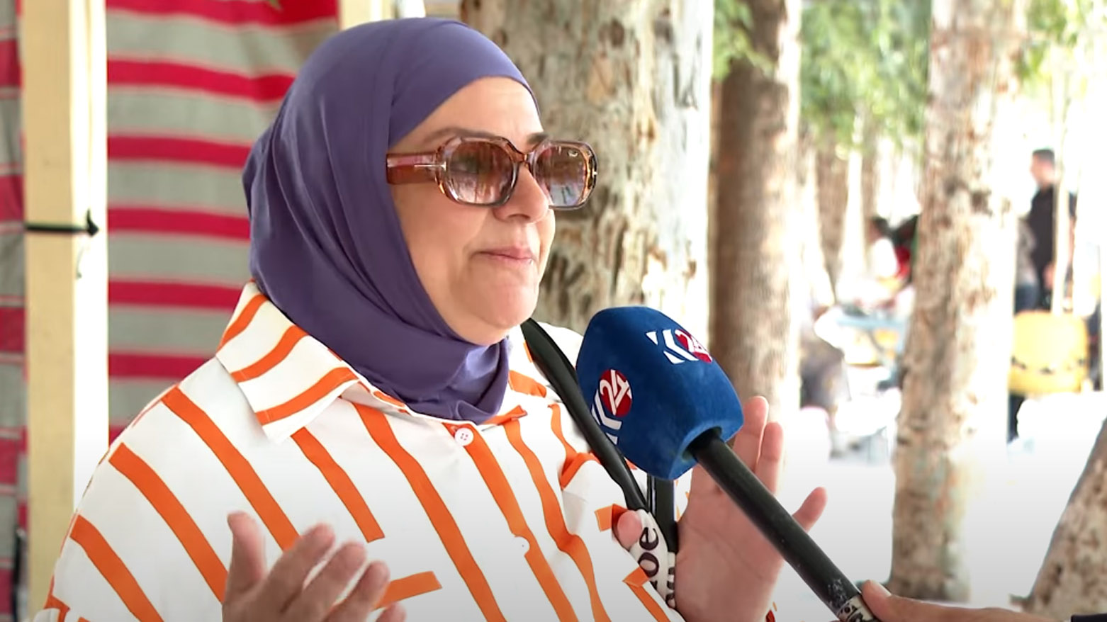 دایکی ڕەیان، لە بەغداوە لەگەڵ خێزانەکەی هاتووەتە قەزای دوکان