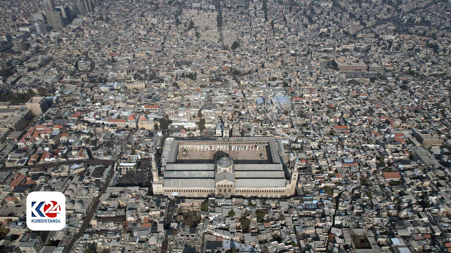 An aerial view of Damascus. (Photo: AFP)