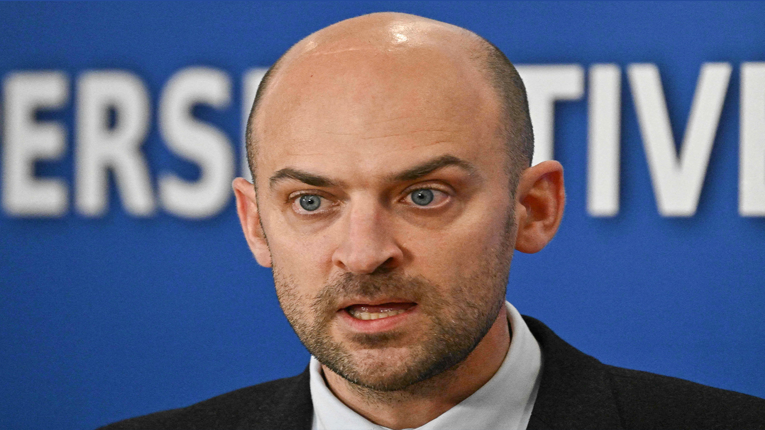 France's Foreign Minister Jean-Noel Barrot speaks during the Forum d’affaires Franco-Chinois in Shanghai on March 28, 2025. (Photo