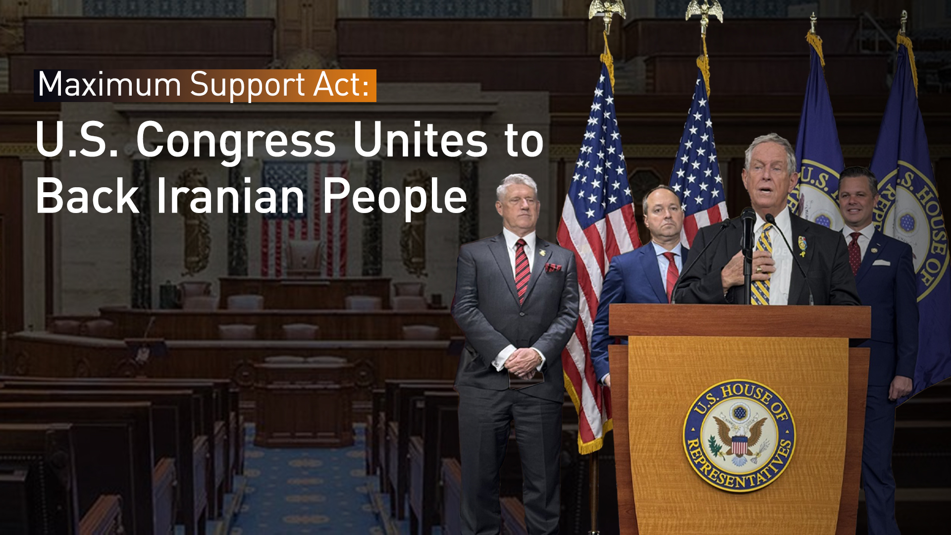 Congressmen Joe Wilson (R-SC) speaking at the Republican Study Maximum Pressure Press Conference, April 2, 2025. (Photo: Joe Wilson X account)