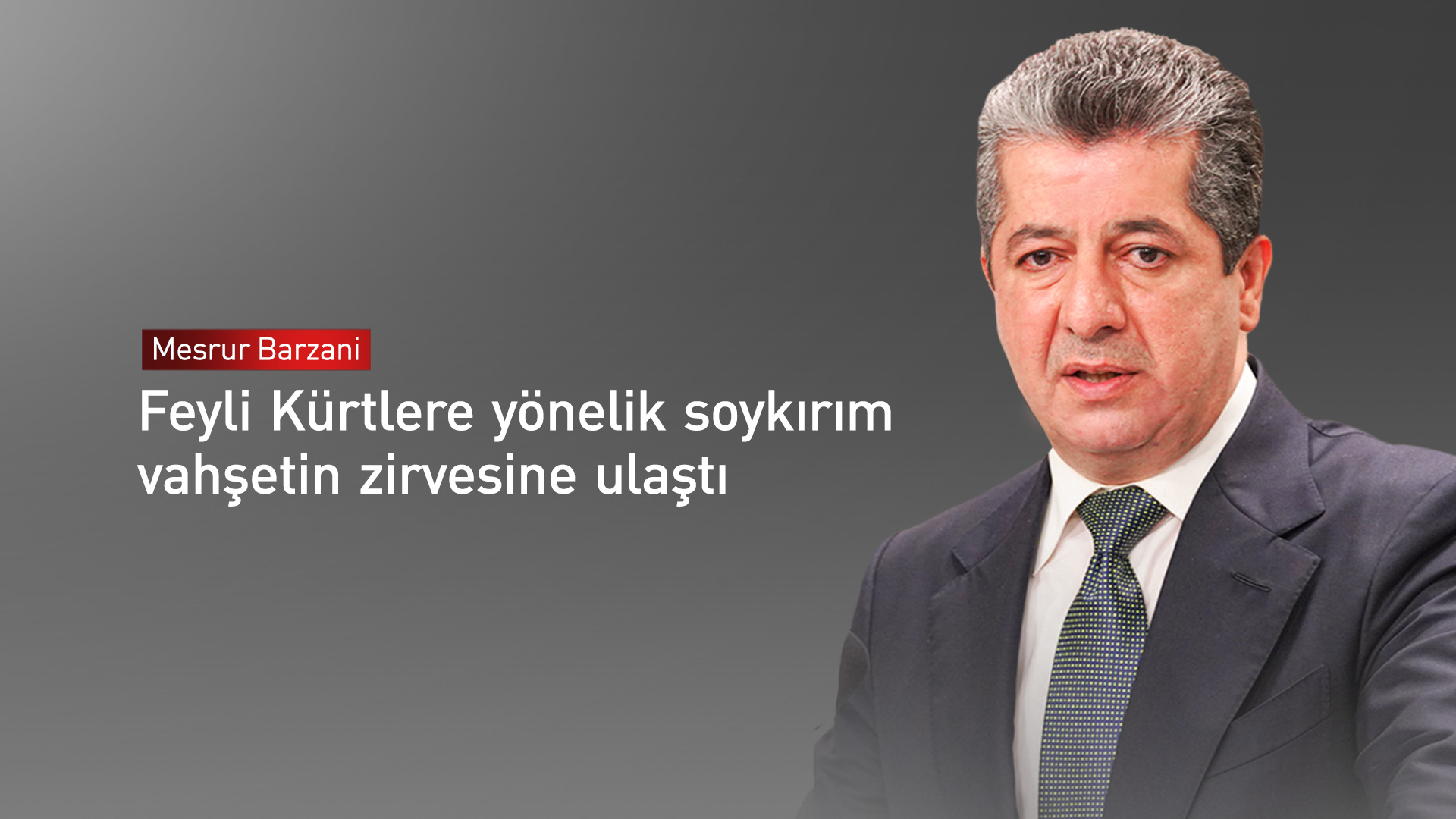 Başbakan, Feyli Kürtlere yönelik soykırımda hayatını kaybedenleri andı