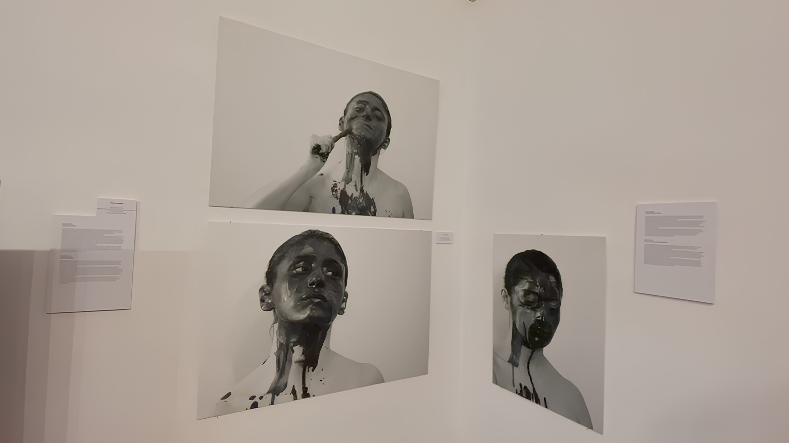 One of the artistic works at the exhibition. (Photo: Kurdistan24)