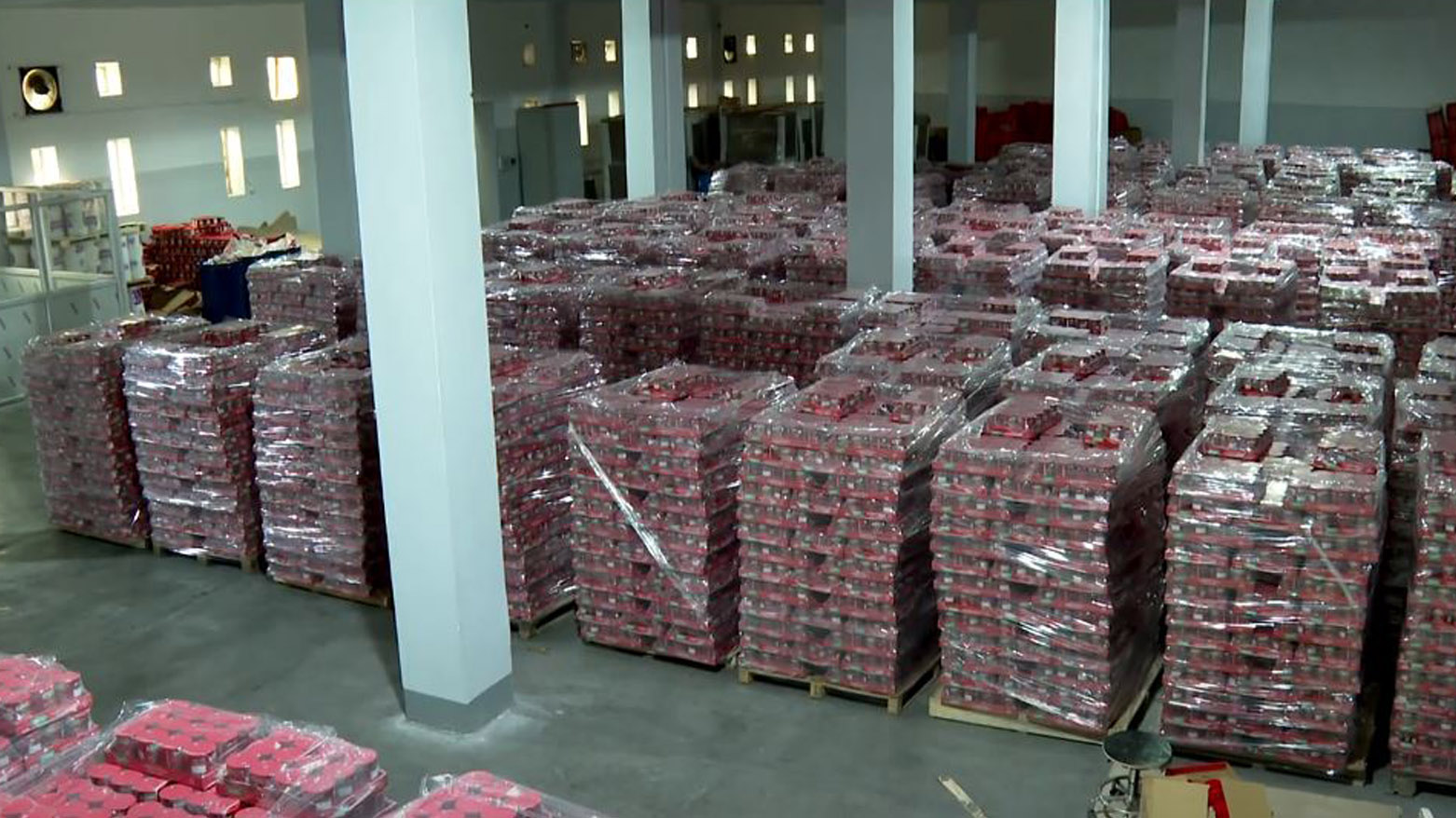 بەشێکی بەرهەمی کارگەی دۆشاوی هەریر