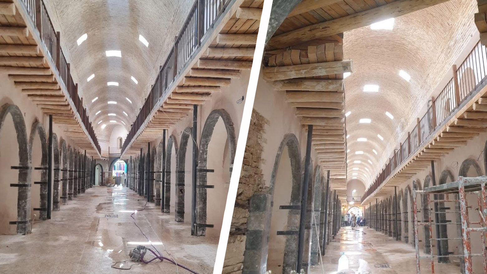 بازاڕی قەیسەریی هەولێر دوای نۆژەنکردنەوەی (وێنە: ڕاگەیاندنی پارێزگای هەولێر)