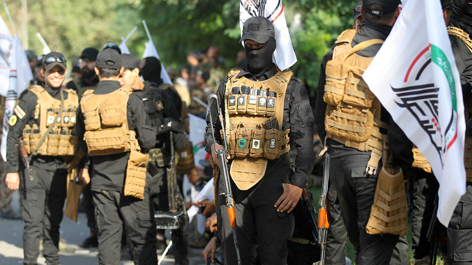 Members of the Hashed al-Shaabi, or Popular Mobilisation Forces (PMF). (Photo: AFP)