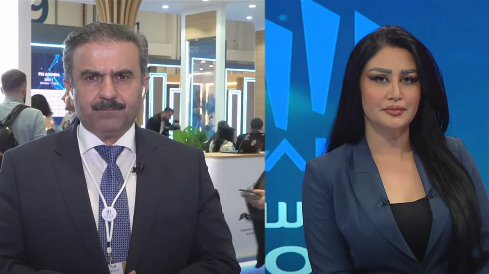 Yatırım Kurulu Başkanı Şukri, Kurdistan24'e konuk oldu