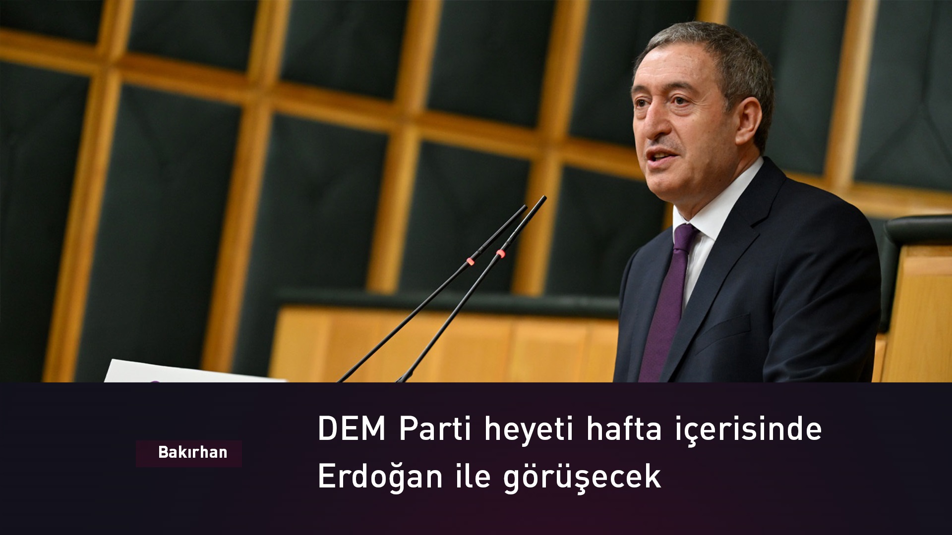 Bakırhan: DEM Parti heyeti hafta içerisinde Erdoğan ile görüşecek