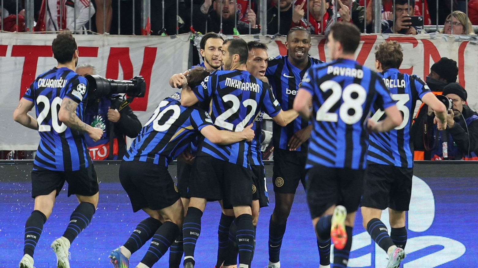 أبطال أوروبا: الإنتر يفوز على البايرن في عقر داره بهدفين لهدف