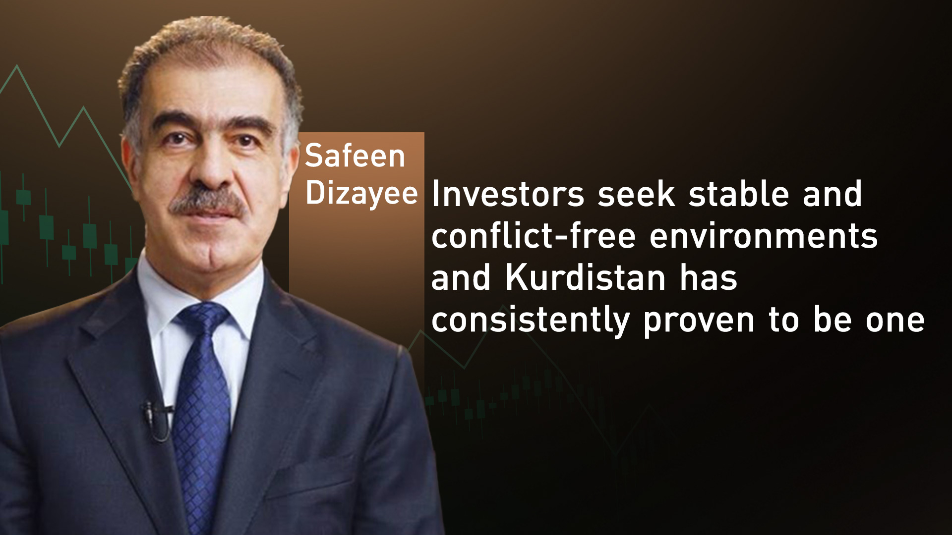 Head of the Kurdistan Regional Government’s (KRG) Department of Foreign Relations Safeen Dizayee. (Graphic: Designed by Kurdistan24)