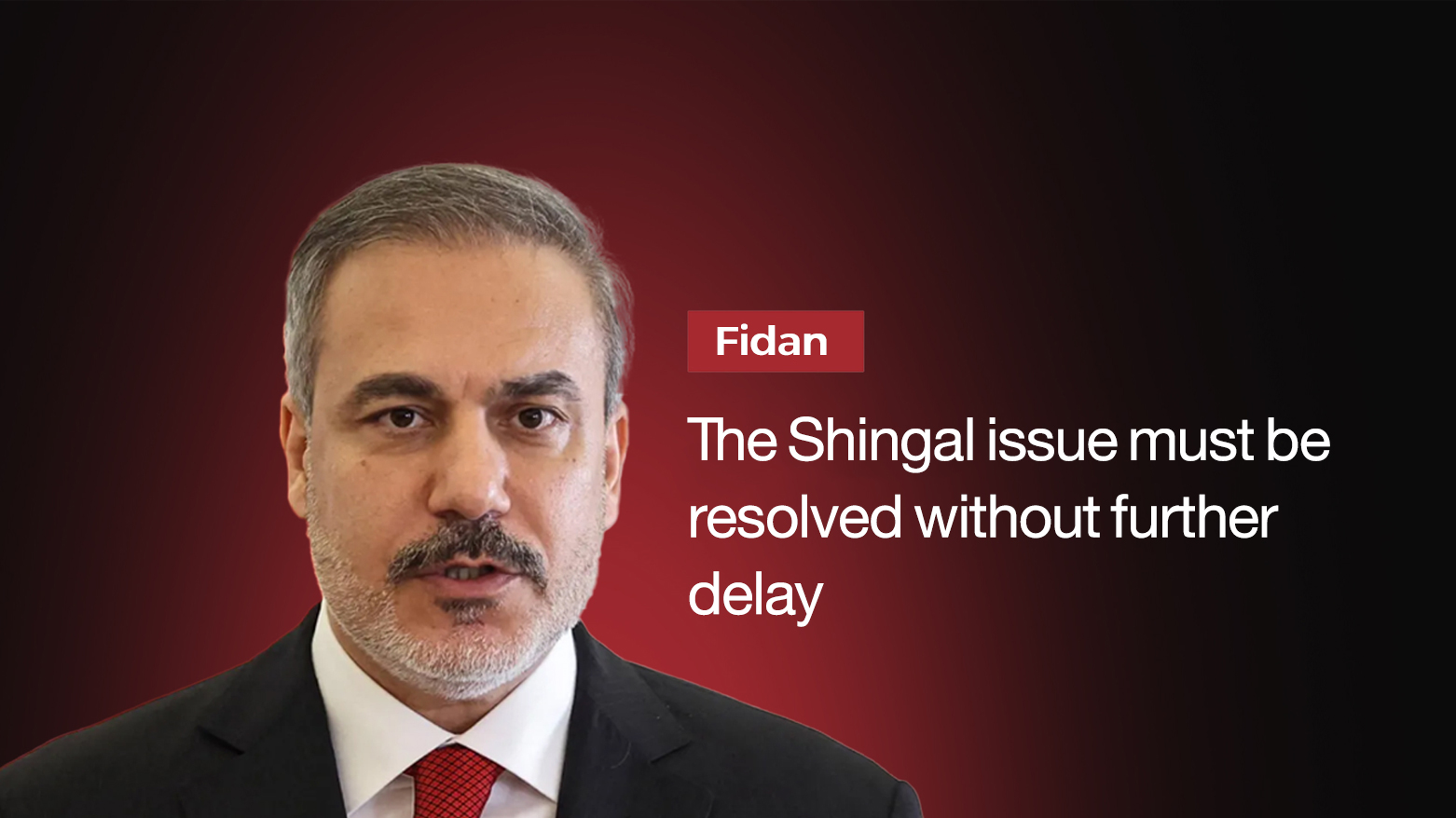 Turkish Foreign Minister Hakan Fidan. (Graphic: Designed by Kurdistan24)