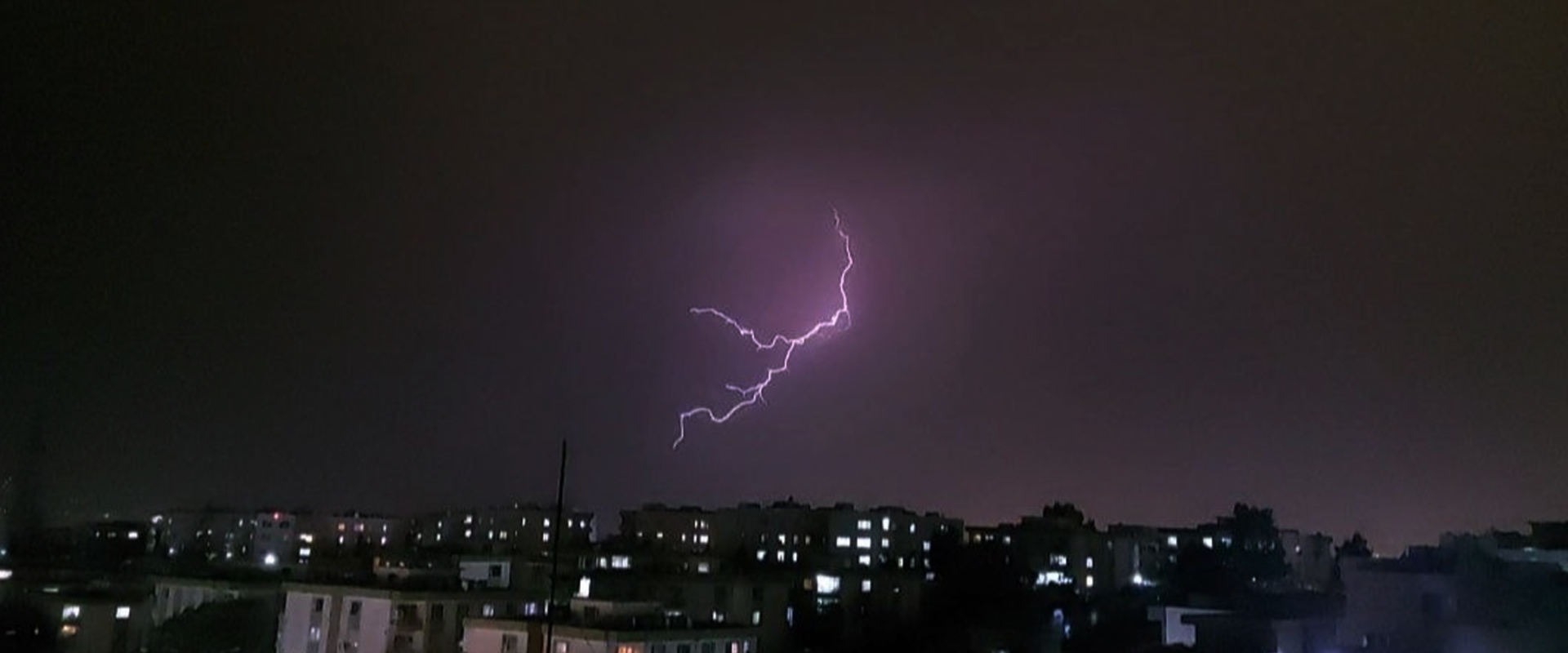 هەورە بروسکەکانی ئاسمانی سلێمانی