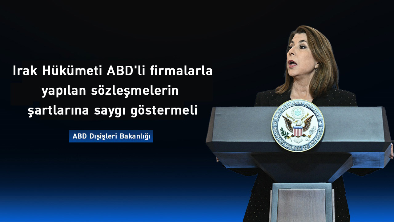 Tammy Bruce: Irak'ın Kürdistan'ın petrolünü yeniden ihraç etmeyi kabul etmesi çok önemli