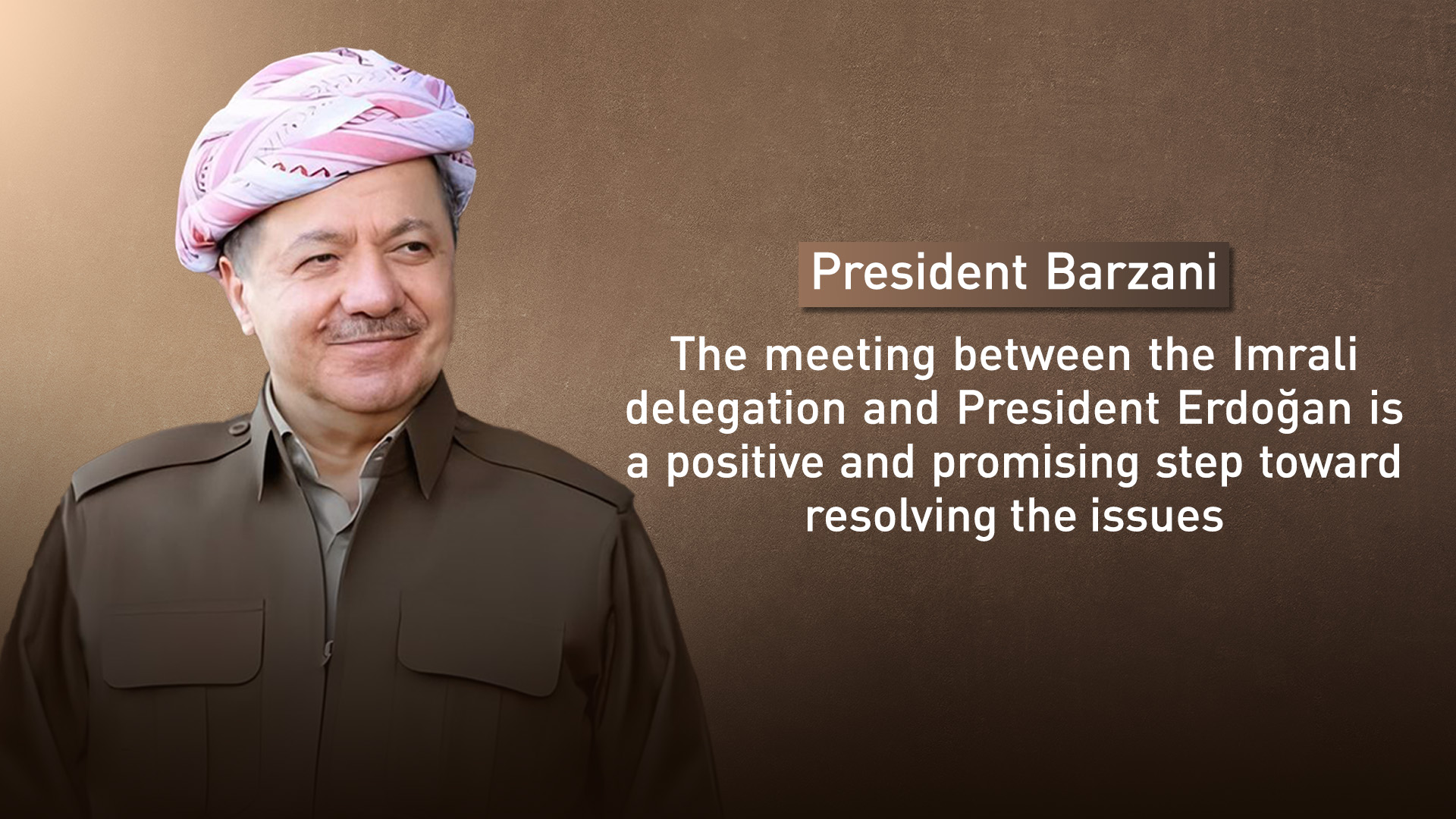 President Masoud Barzani. (Graphics: Kurdistan24)